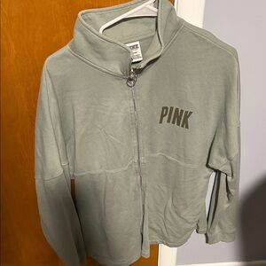 PINK Victoria's Secret bundle 2 long sleeve shirts, 1 zip up